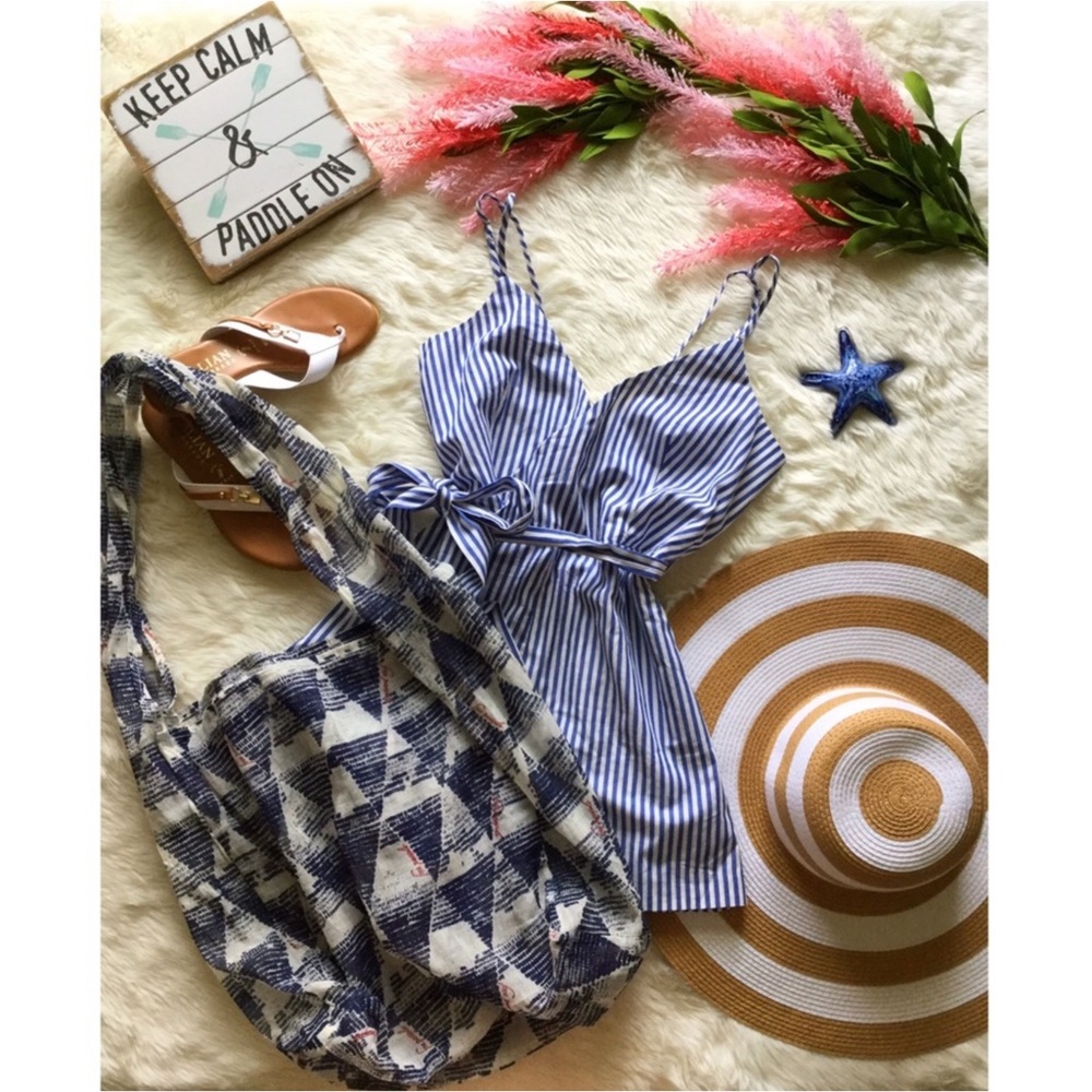 Free People Adriatic Sea Tote Bag Boho Coastal Western - Picture 6 of 13